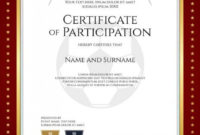 Participation Stock Vectors Royalty Free Participation Intended For Quality Rugby Certificate Template