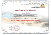 Pdf Certificate Of Participation In Workshop On How To Intended For Certificate Of Participation In Workshop Template