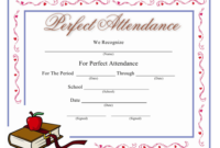 Perfect Attendance Certificate Template Download Printable Regarding Vbs Attendance Certificate Template