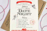 Personalised Date Night Certificateeskimo Kiss Designs Pertaining To Best Best Girlfriend Certificate 10 Love Templates