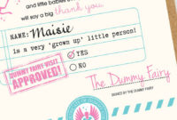 Personalised &amp;#039;Dummy Fairy&amp;#039; Certificateeskimo Kiss Within Free Printable Best Wife Certificate 7 Designs