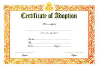 Pet Birth Certificate Template Free 7 Editable Designs Within Printable Certificate Of Kindness Template Editable Free