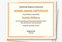 Phd Degree Certificate Template Word Regarding Doctorate Certificate Template