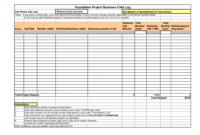 Phone Call Tracking Spreadsheet For Spreadsheet Example Of For Call Back Log Template