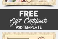 Photoshoot Free Gift Certificate Psd Template Intended For Amazing Photography Gift Certificate