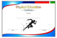 Physical Education Certificate Template Editable 8 Free With Regard To Editable Swimming Certificate Template Free Ideas