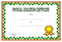 Physical Education Certificate Template Editable 8 Free Within Printable Sports Day Certificate Templates Free