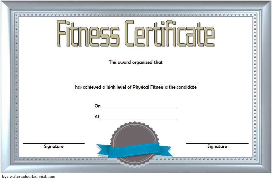 Physical Fitness Certificate Template Editable 7 Latest Inside Awesome School Promotion Certificate Template 10 New Designs Free