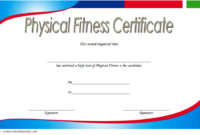 Physical Fitness Certificate Template Editable 7 Latest Intended For Printable Pe Certificate Templates