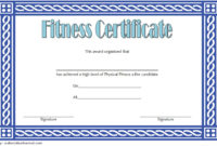 Physical Fitness Certificate Template Editable 7 Latest Pertaining To Editable Swimming Certificate Template Free Ideas