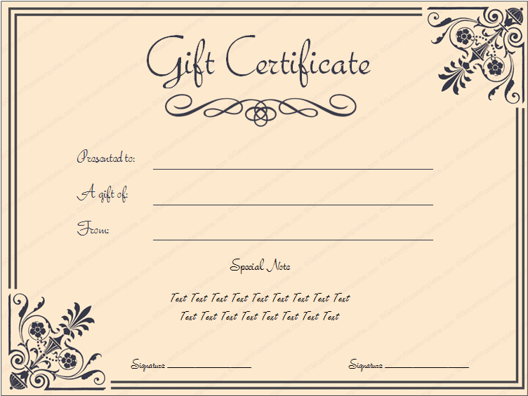 Pin Templates 6 Business Gift Certificate Templates To Intended For Free Sales Certificate Template