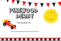 Pinewood Derby Award Certificates Templates Jurjur Pertaining To Pinewood Derby Certificate Template