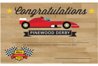 Pinewood Derby Award Certificates Templates Jurjur Regarding Pinewood Derby Certificate Template