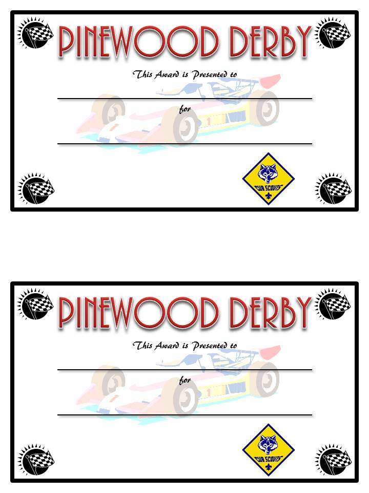 Pinewood Derby Derby And Certificate Templates On Pinterest Regarding 5K Race Certificate Template