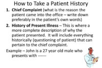 Ppt History And Physical Examination Powerpoint For Best History Of Present Illness Template