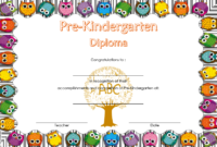 Pre K Diploma Certificate Editable 10 Great Templates With Regard To Certificate For Pre K Graduation Template