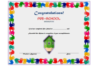 Preschool Graduation Certificate Free Printable 10 Designs With Regard To Printable Kindergarten Graduation Certificate Printable