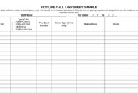 Printable Call Log Templates In Excel Regarding Call Log Book Template