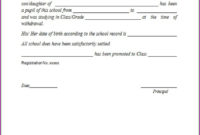 Printable Cut Out School Bus Template Worksheet Resume Within School Leaving Certificate Template