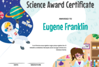 Printable Elementary Science Award Certificate Template With Regard To Quality Science Award Certificate Templates