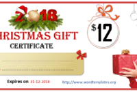 Printable Gift Certificate Templates For 2018 15 Free In Walking Certificate Templates