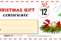 Printable Gift Certificate Templates For 2018 15 Free Intended For Free Walking Certificate Templates