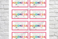 Printable Random Act Of Kindness Cards Raok Pay It Inside Awesome Kindness Certificate Template Free