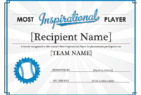 Printable Sports Certificates Sampleprintable Throughout Athletic Award Certificate Template