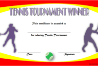 Printable Tennis Certificate Templates Free 20 Great Ideas Within Tennis Participation Certificate