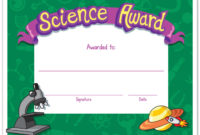 Product Details Science Award Certificates Awards Regarding Quality Science Award Certificate Templates