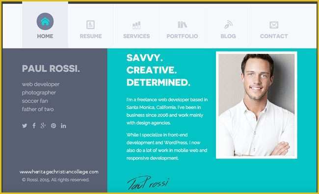 Professional Personal Website Templates Free Of Biography Throughout Professional Website Templates For Business