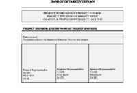 Project Handover Plan Template Pqn808161Pl1 For Amazing Handover Certificate Template