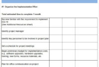 Project Implementation Plan Template 6 Free Word Excel For Project Management Proposal Template