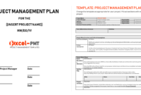 Project Management Plan Example Template Project For Amazing Project Management Proposal Template