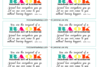 Random Acts Of Kindess Loveforjj With Regard To Awesome Kindness Certificate Template Free