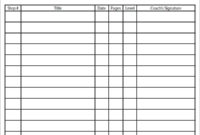 Reading Log Templates 11 Free Printable Word Pdf For Manager Log Book Template