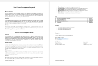 Real Estate Development Proposal Template For Word Throughout Printable Real Estate Proposal Template