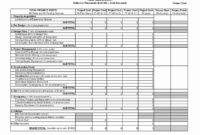 Residential Cost Estimate Template Spreadsheet Sample With Regard To Printable Residential Cost Estimate Template 2