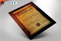 Royal Scroll Certificate Publisher And Word Template 8 In Certificate Scroll Template