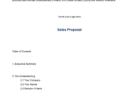 Sales Proposal Template In Word And Pdf Formats Within Sales Business Proposal Template