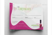 Salon Gift Certificate Template 9 Free Pdf Psd Ai Pertaining To Free Printable Beauty Salon Gift Certificate Templates