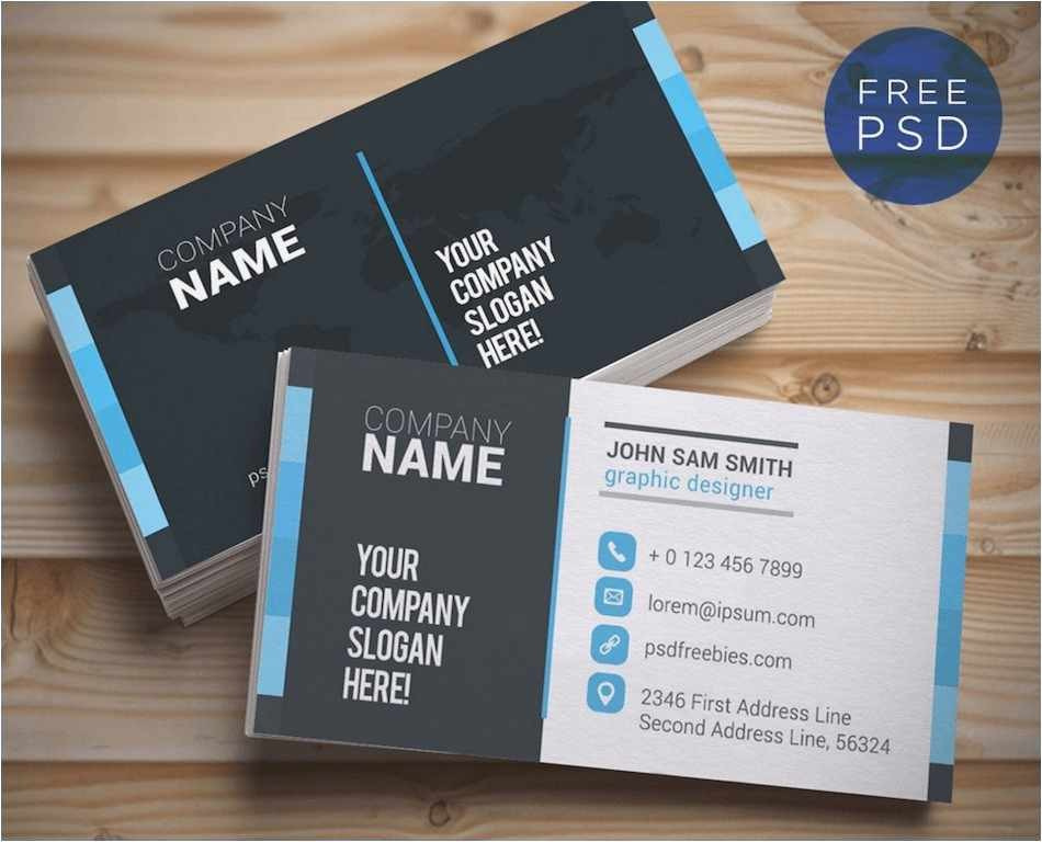 Sample Business Card Templates Free Download Inside Blank Business Card Template Psd