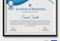 Sample Certificate Of Authenticity Template 29 In Certificate Of Authenticity Template