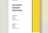 Sample Design Proposal Template Word Doc Google Docs With Amazing Interior Design Proposal Template