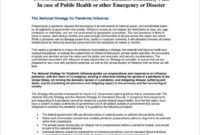 Sample Pandemic Plan Pandemic 2020 Throughout Business Continuity Plan Template Canada