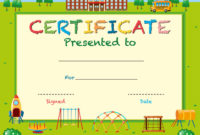 School Certificate Template Calepmidnightpigco Pertaining To Vbs Certificate Template
