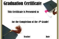 School Graduation Certificates Customize Online With Or For Awesome Free Printable Certificate Of Promotion 12 Designs