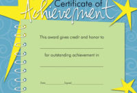 Schoolblankcertificateofachievement For Quality Blank Certificate Of Achievement Template