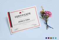 Security Training Certificate Design Template In Psd Word Within Amazing Mock Certificate Template