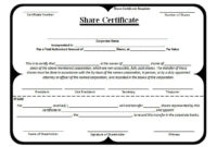 Share Certificate Template Pdf Williamsonga For Share Certificate Template Pdf